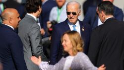 RIO DE JANEIRO, BRAZIL - NOVEMBER 18: Joe Biden president of The United States looks on during an event as part of the G20 Summit 2024 at Museu de Arte Moderna on November 18, 2024 in Rio de Janeiro, Brazil. The 2024 G20 Summit takes place in Brazil for the first time. The event gathers leaders of the most important economies. Starvation, sustainable development and social inclusion are some of the issues to be during the summit. (Photo by Buda Mendes/Getty Images)