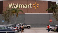 MIAMI, FLORIDA - NOVEMBER 18: A Walmart sign is displayed outside a Supercenter on November 18, 2024 in Miami, Florida. Walmart is set to report its third-quarter results on Tuesday, Nov. 19th. (Photo by Joe Raedle/Getty Images)