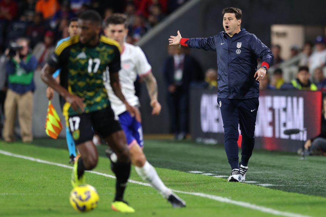 Mauricio Pochettino took charge of the US men's team two months ago.