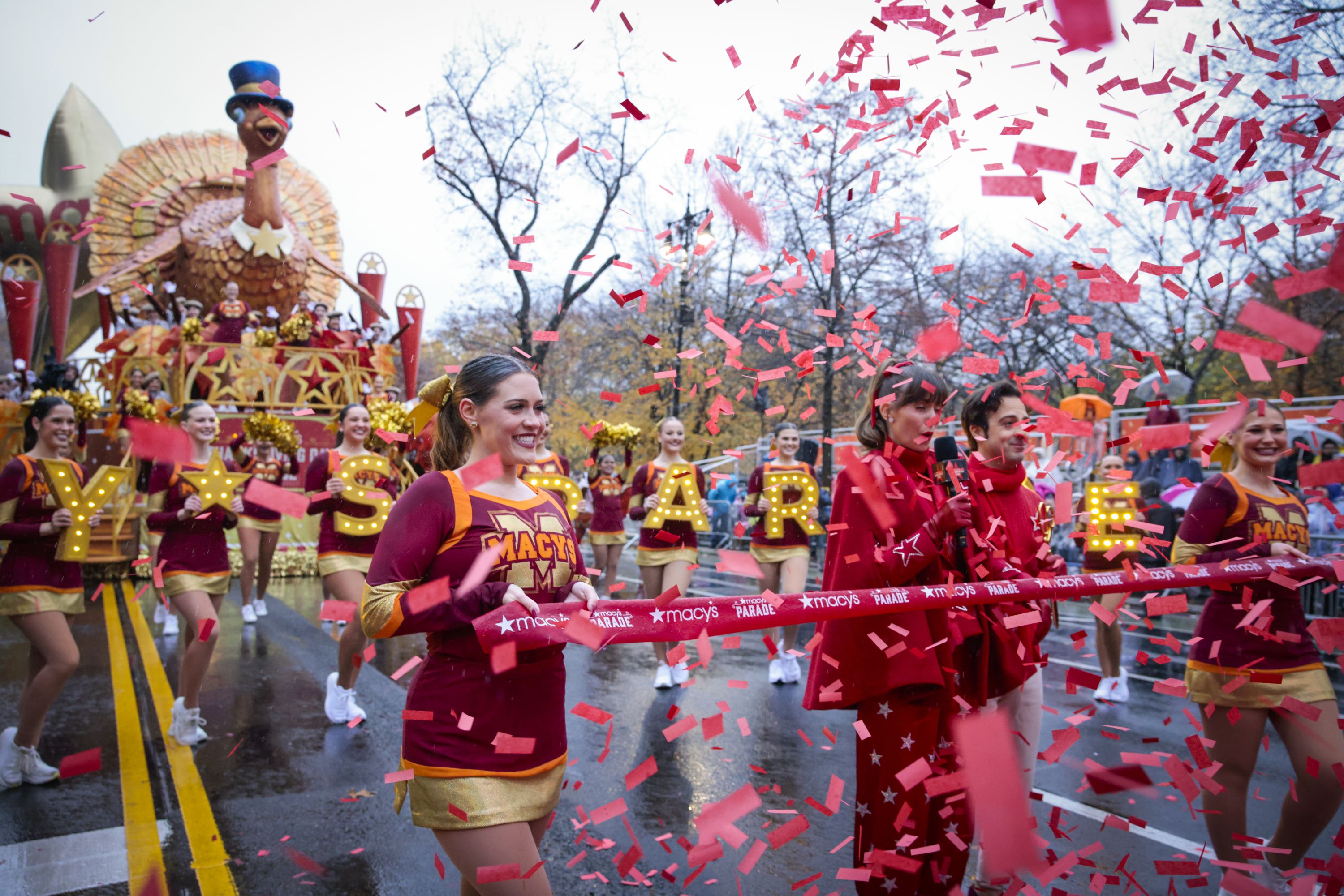 The Macy's Thanksgiving Day Parade kicks off in New York on Thursday.