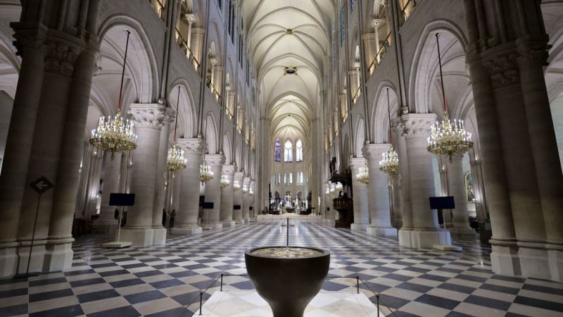 “Convertir cenizas en arte”: así se ve la Catedral de Notre Dame por dentro tras años de restauración