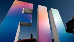 A sign that reads 'FIL' is seen at the La Minerva traffic circle during preparations prior to the opening of the 38th edition of the Guadalajara International Book Fair in Guadalajara, Mexico, on November 29, 2024. The 38th edition of Guadalajara International Book Fair will be held from November 30 to December 8, with Spain as the guest of honor. (Photo by ULISES RUIZ / AFP) (Photo by ULISES RUIZ/AFP via Getty Images)