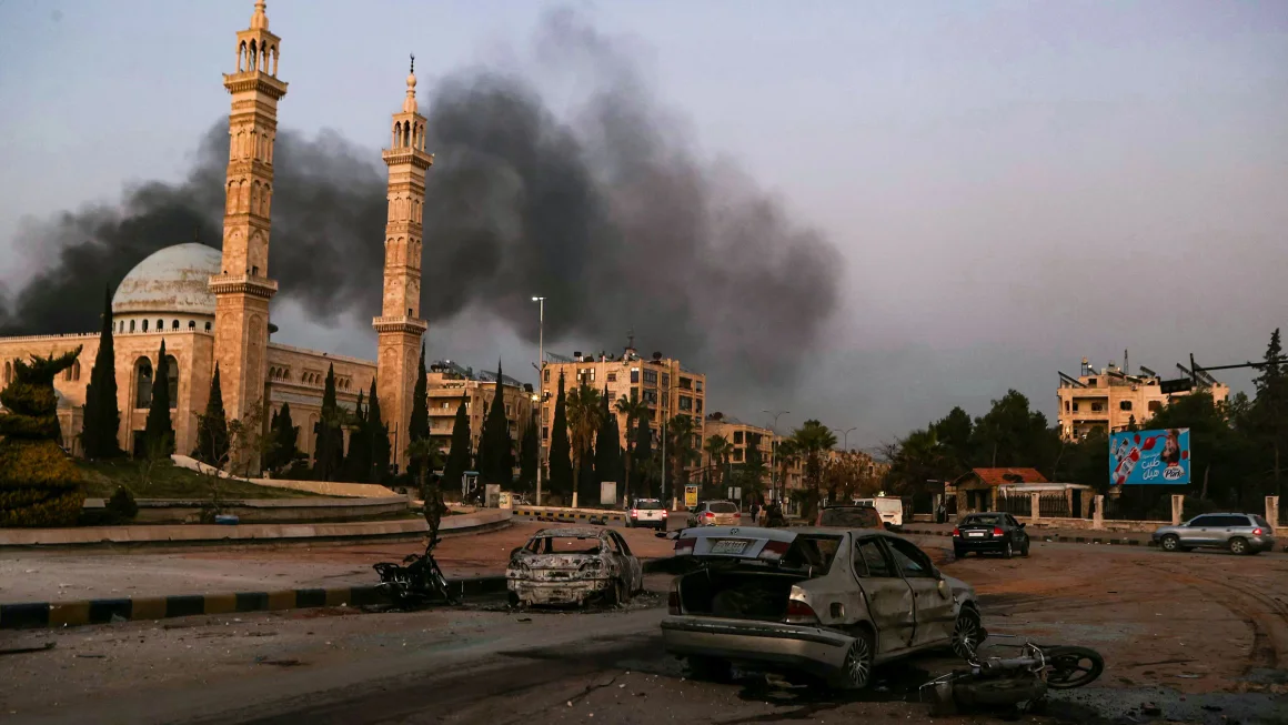 Syrian and Russian jets step up strikes on rebels after opposition seizes much of Aleppo