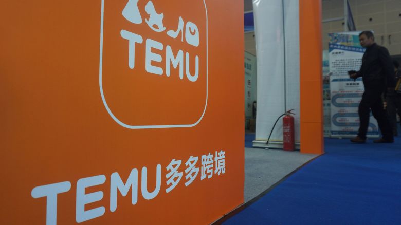 HANGZHOU, CHINA - DECEMBER 05 2024: People visit the booth of Temu, the overseas platform of the Chinese e-commerce giant PDD, during an apparel trade show in Hangzhou in east China's Zhejiang province Thursday, Dec. 05, 2024. Vietnam has ordered Chinese online retailer Temu to suspend operations in the southeast Asian nation after it missed a business registration deadline. (Photo credit should read LONG WEI / Feature China/Future Publishing via Getty Images)
