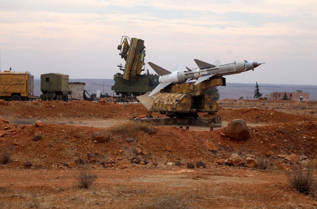 HAMA, SYRIA - DECEMBER 5: A view from 66 Air Defense Brigade of the regime's army and its air defense systems and various military ammunition captured by anti-regime armed groups, opposing the Bashar al-Assad regime, as they seize the city center of Hama, Syria on December 5, 2024. (Photo by Ibrahim Hatib/Anadolu via Getty Images)