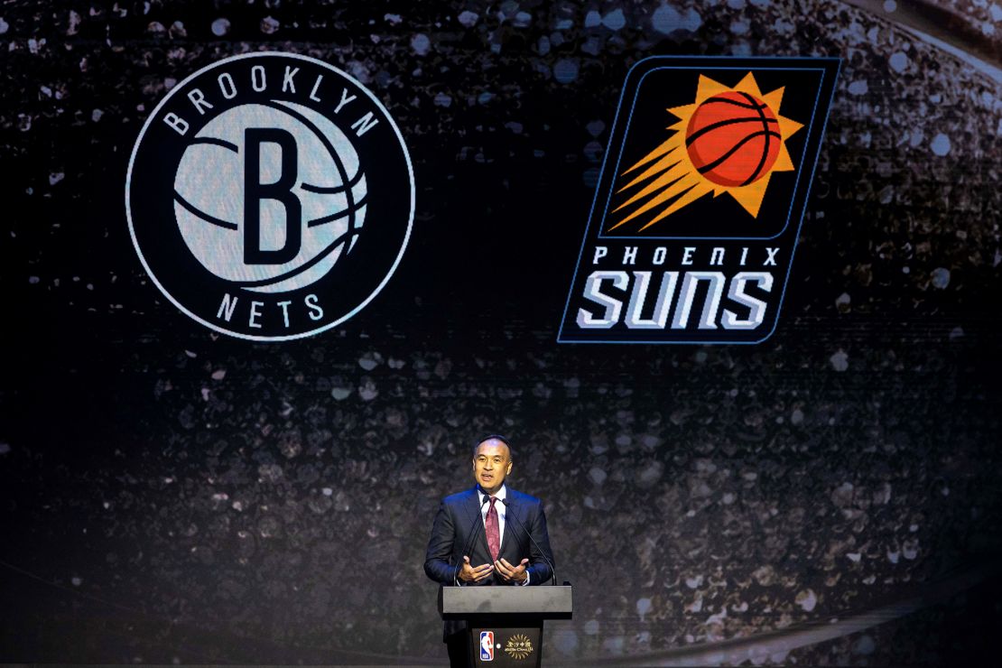 Deputy Commissioner and COO Mark Tatum announces NBA preseason games in Macau.