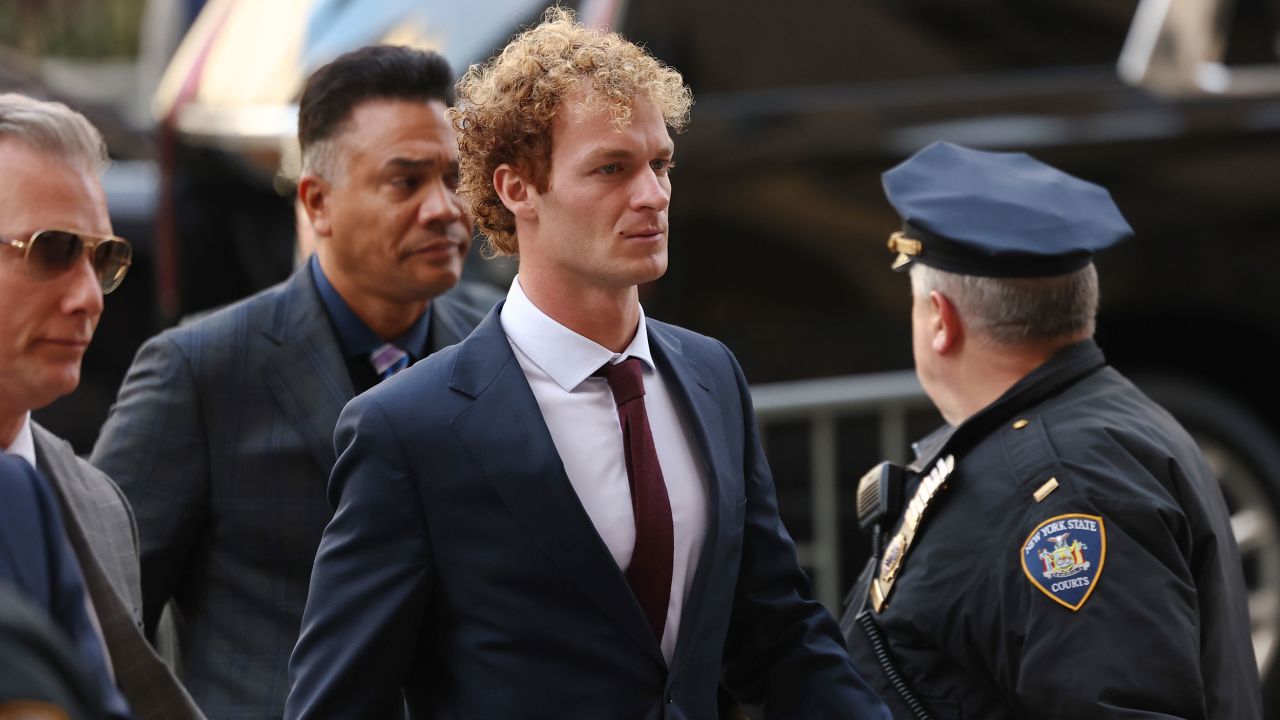 Daniel Penny arrives at Manhattan Criminal Court on December 03, 2024, in New York City.