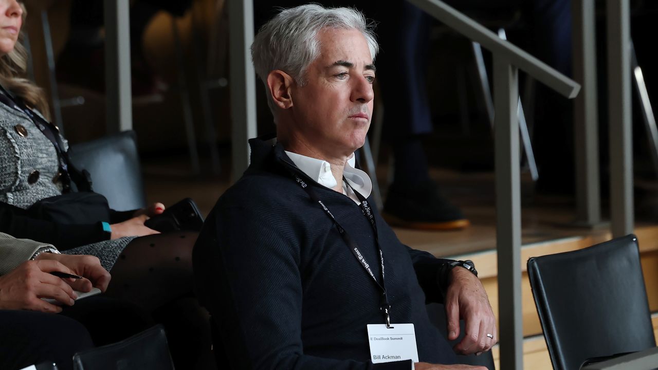 NEW YORK, NEW YORK - DECEMBER 04: Bill Ackman, CEO and portfolio manager at Pershing Square Capital Management, attends the New York Times annual DealBook summit at Jazz at Lincoln Center on December 04, 2024 in New York City. The NYT summit with Andrew Ross Sorkin returns with interviews on the main stage including Sam Altman, co-founder and C.E.O. of OpenAI, Jeff Bezos, founder and executive chairman of Amazon and owner of the Washington Post, former U.S. President Bill Clinton and Prince Harry, The Duke of Sussex, among others. The discussions will touch on topics such as business, politics and culture. (Photo by Michael M. Santiago/Getty Images)