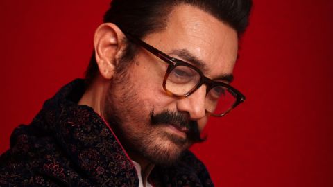 JEDDAH, SAUDI ARABIA - DECEMBER 05: Aamir Khan poses in the portrait studio during the Red Sea International Film Festival 2024 on December 05, 2024 in Jeddah, Saudi Arabia. (Photo by Tristan Fewings/Getty Images for The Red Sea International Film Festival)