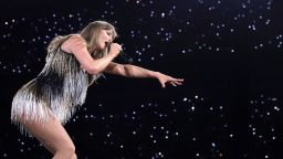 Taylor Swift performs onstage during "Taylor Swift | The Eras Tour" at BC Place on December 06, 2024 in Vancouver, British Columbia.