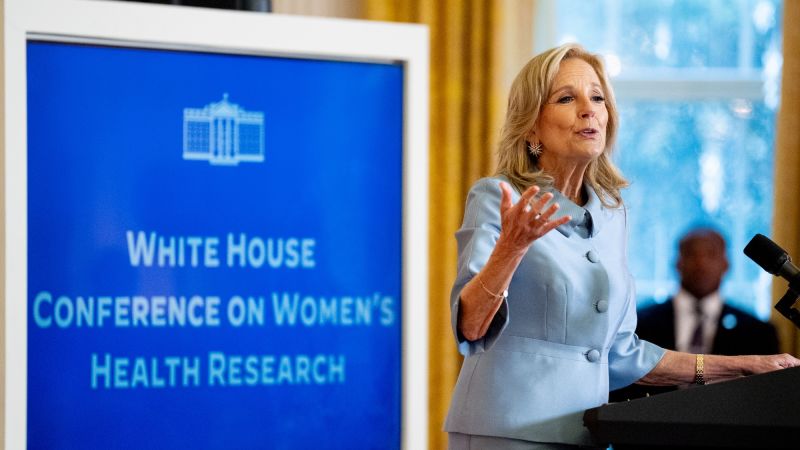 First lady Jill Biden shines a light on vast funding and research disparities on women’s health