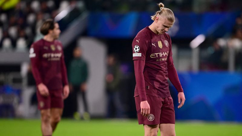 Manchester City sinks further into crisis with defeat to Juventus in the Champions League