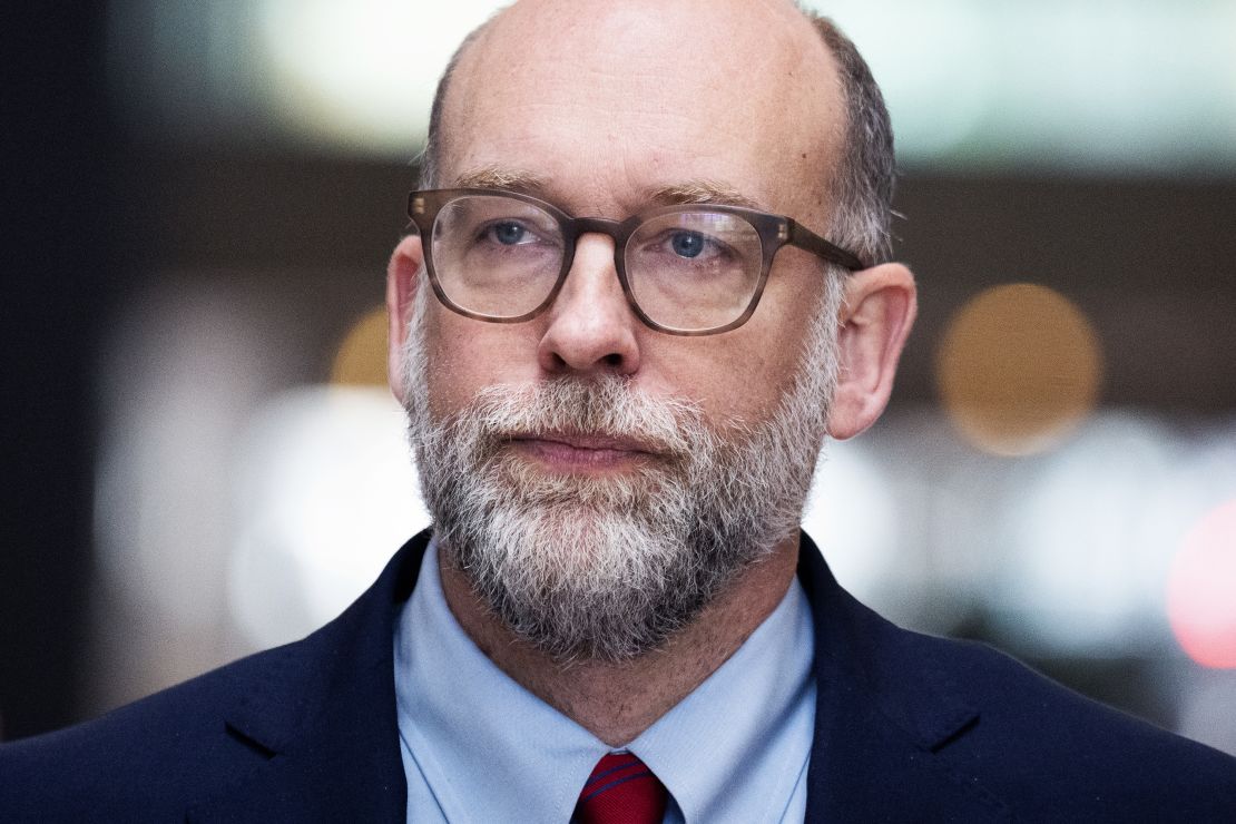 UNITED STATES - DECEMBER 16: Russell Vought, President-elect Donald Trump's pick to be director of the Office of Management and Budget, arrives for a meeting at the office of Sen. Chuck Grassley, R-Iowa, in Hart building on Monday, December 16, 2024. (Tom Williams/CQ-Roll Call, Inc via Getty Images)