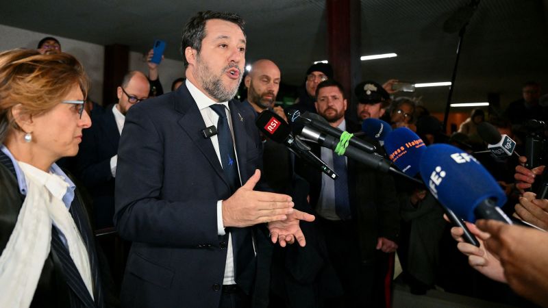 Italy’s deputy prime minister found not guilty of kidnapping in migrant case | CNN