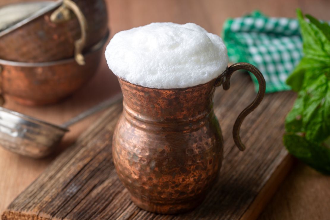 Experts say ayran helps restore mineral balances in hot weather.