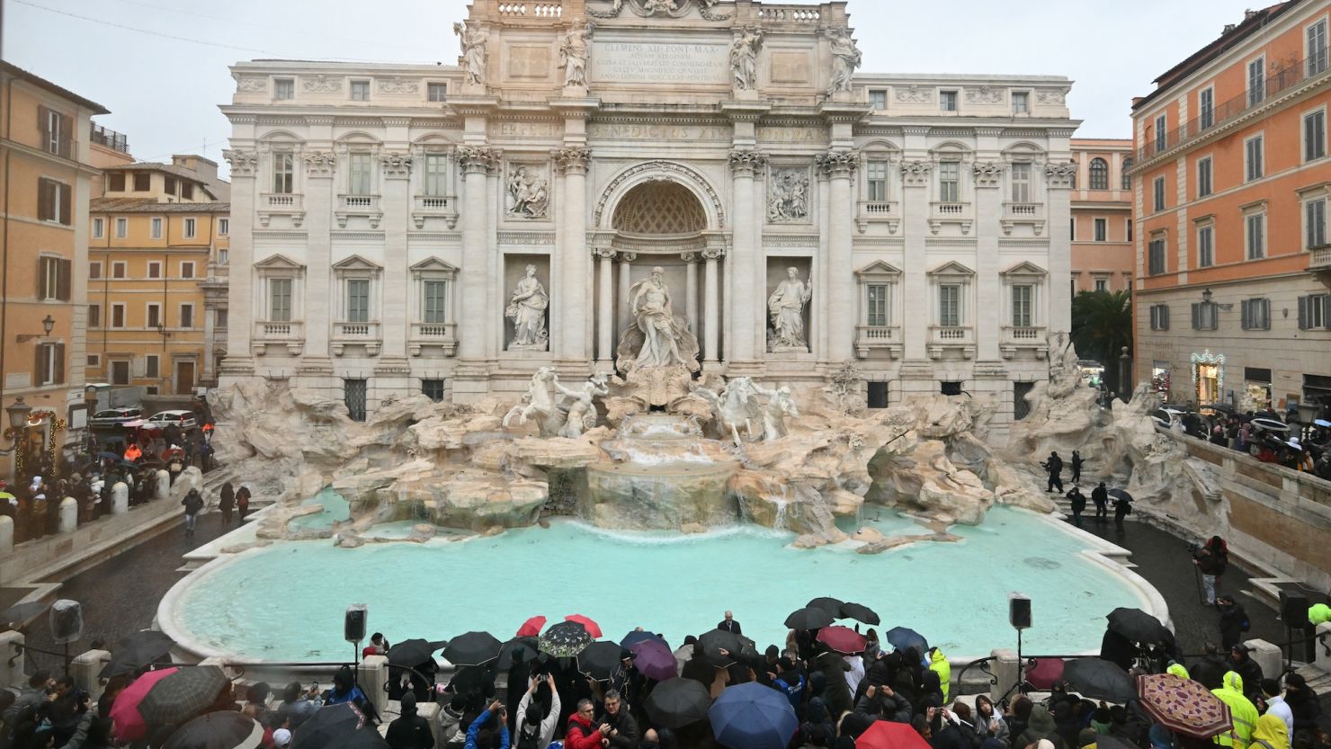Rome’s iconic Trevi Fountain reopens after renovation work in time for the Jubilee Holy Year