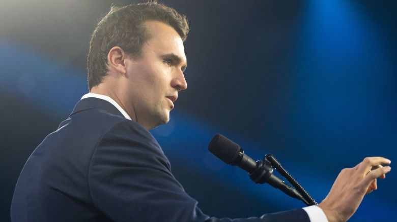 PHOENIX, ARIZONA - DECEMBER 22: Turning Point USA executive director Charlie Kirk speaks during Turning Point USA's AmericaFest at the Phoenix Convention Center on December 22, 2024 in Phoenix, Arizona. The annual four day conference geared toward energizing and connecting conservative youth hosts some of the country's leading conservative politicians and activists. (Photo by Rebecca Noble/Getty Images)
