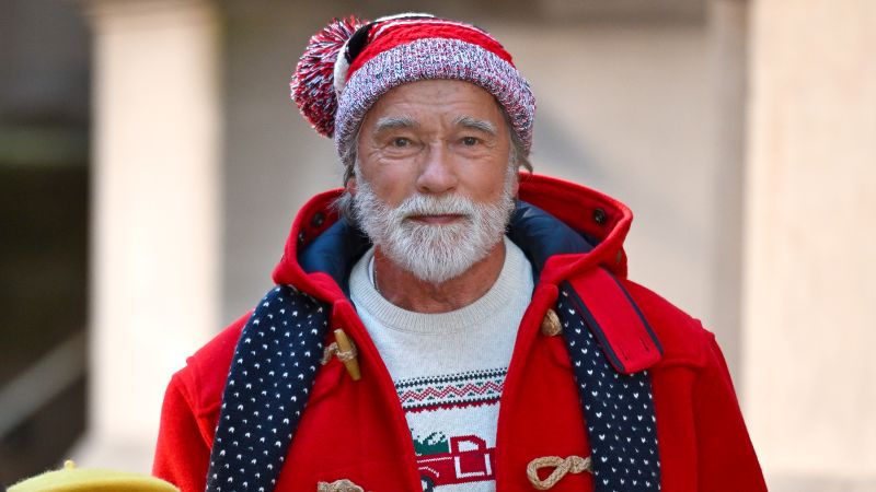 Arnold Schwarzenegger is shooting a movie as Santa, and it will put you in the jolliest holiday mood