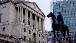 The Bank of England building in London, pictured in December 2024.