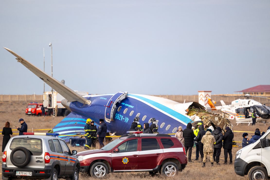 The 29 survivors of Azerbaijan Airlines flight 8243, which crashed on December 25, were all at the rear.