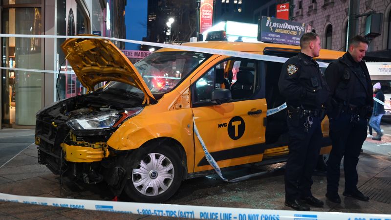 NYC taxi driver was having a medical episode when he jumped the curb and hit people, police say | CNN