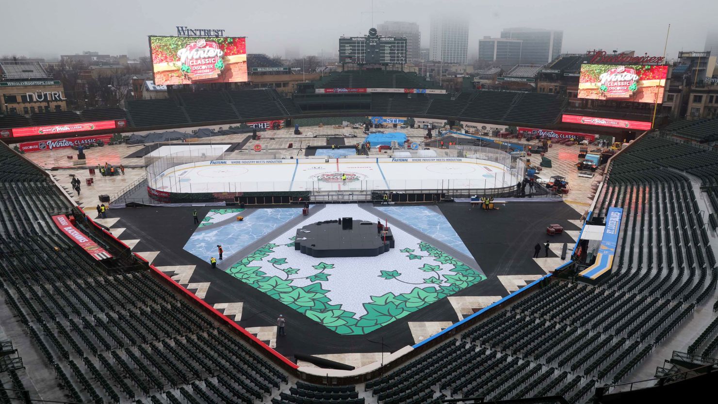 Wrigley Field takes center (ice) stage again in firstever New Year’s
