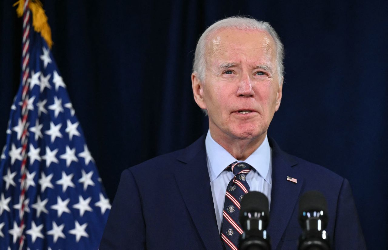 President Joe Biden speaks on the death of former President Jimmy Carter in Christiansted, St. Croix, US Virgin Islands, on Sunday.