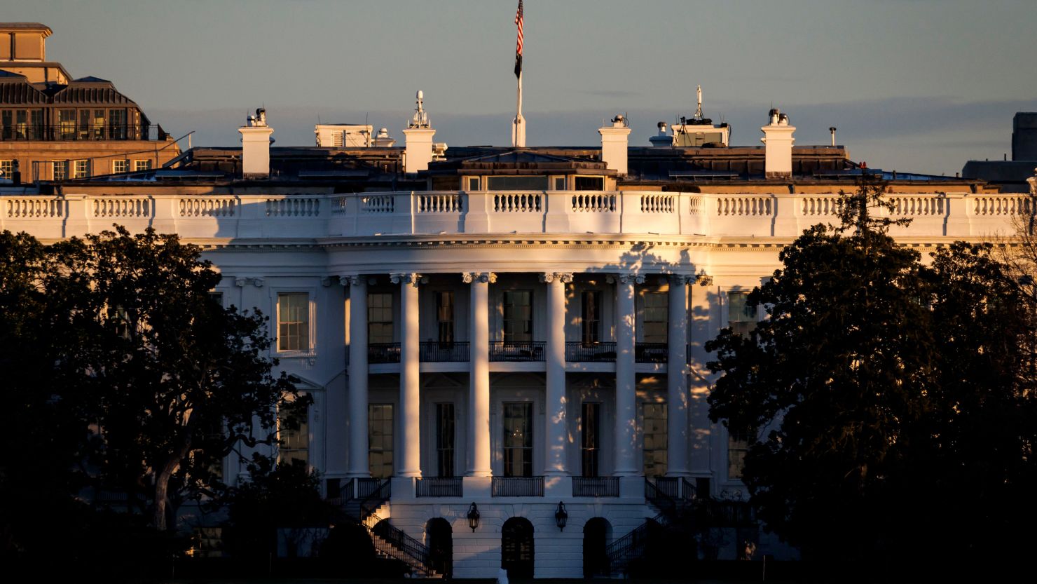 The White House in Washington, DC, US, on Tuesday, Dec. 31, 2024.