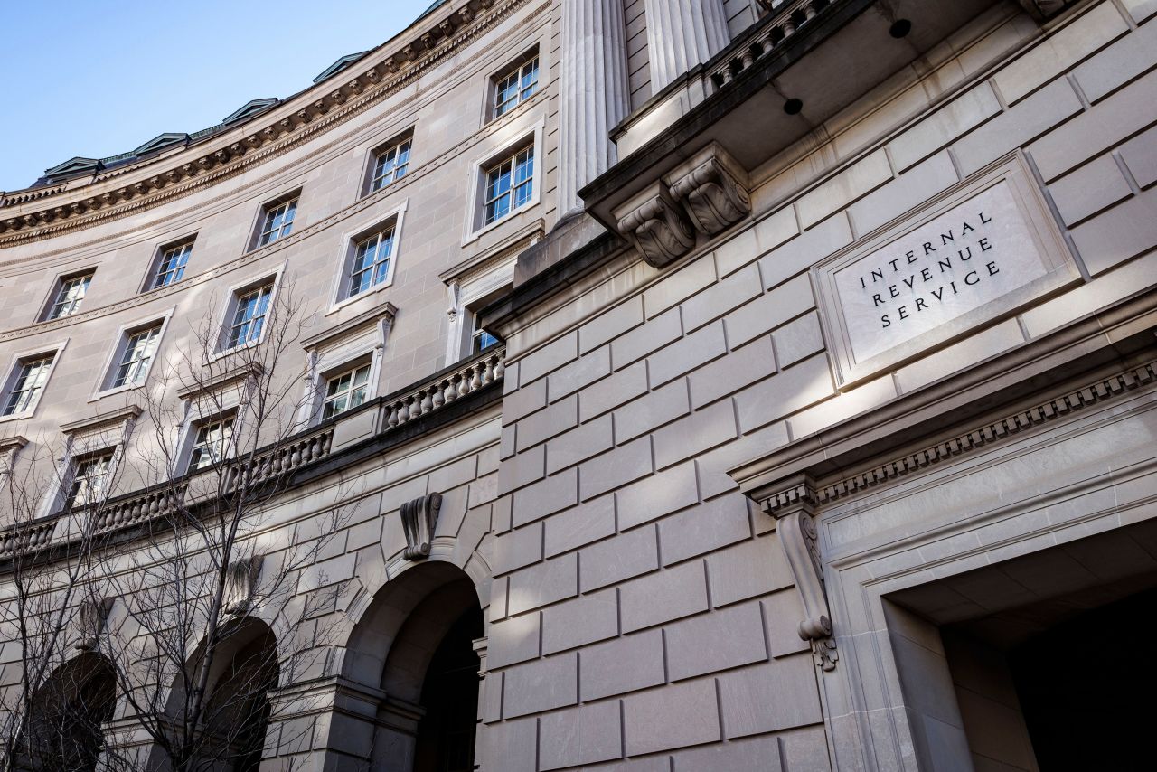 The Internal Revenue Service building in Washington, DC, on December 31, 2024.