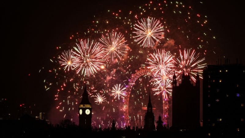 New Year’s Eve Fireworks Light Up the Globe