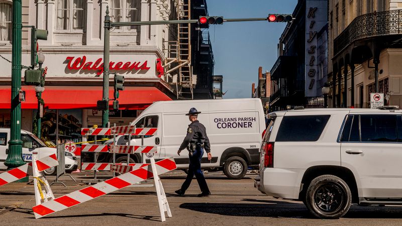 A visual timeline of the New Year’s attack that left at least 15 dead in New Orleans