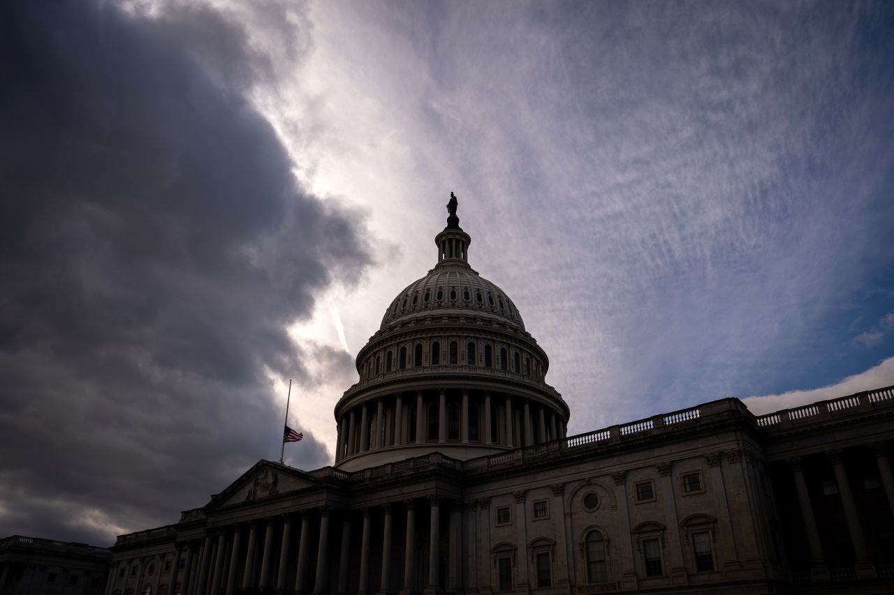 The Capitol Building is seen on January 2.