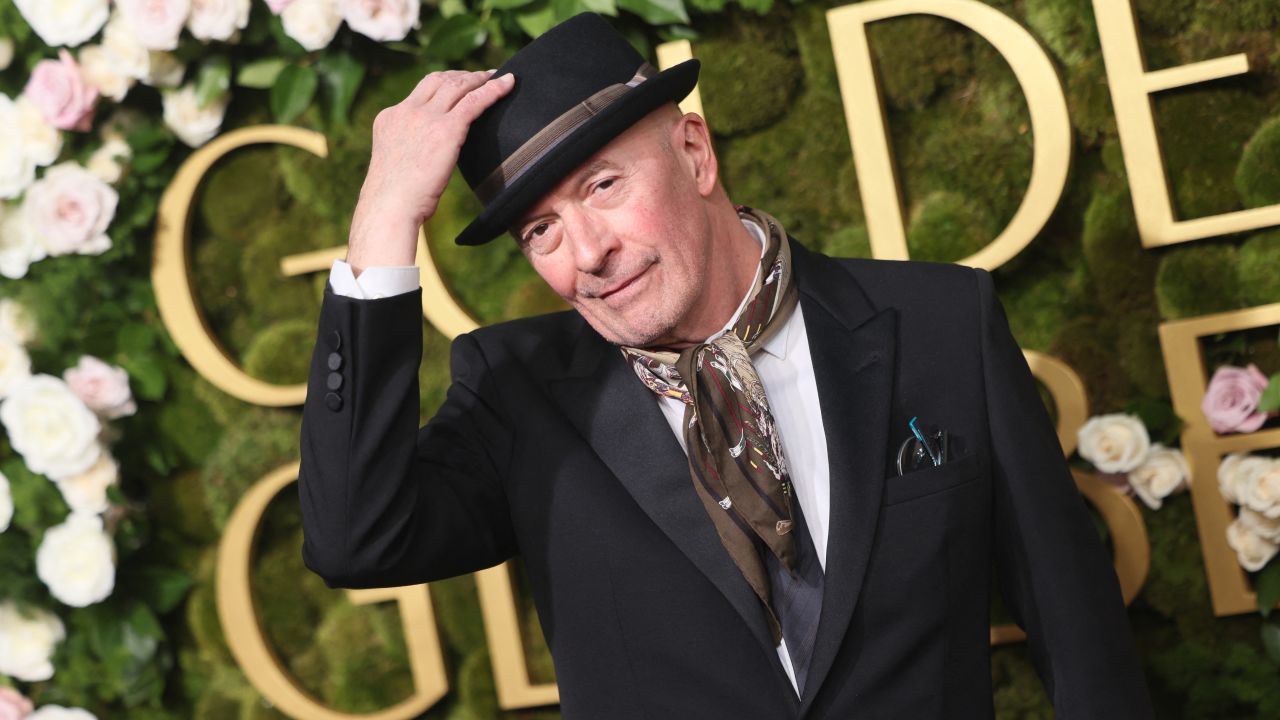 French director Jacques Audiard arrives for the 82nd annual Golden Globe Awards at the Beverly Hilton hotel in Beverly Hills, California, on January 5, 2025. (Photo by Etienne Laurent / AFP) (Photo by ETIENNE LAURENT/AFP via Getty Images)