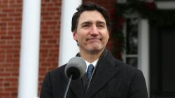 Canadian Prime Minister Justin Trudeau speaks during a news conference at Rideau Cottage in Ottawa, Canada on January 6, 2025. Trudeau announced his resignation, saying he will leave office as soon as the ruling Liberal party chooses a new leader. (Photo by Dave Chan / AFP) (Photo by DAVE CHAN/AFP via Getty Images)