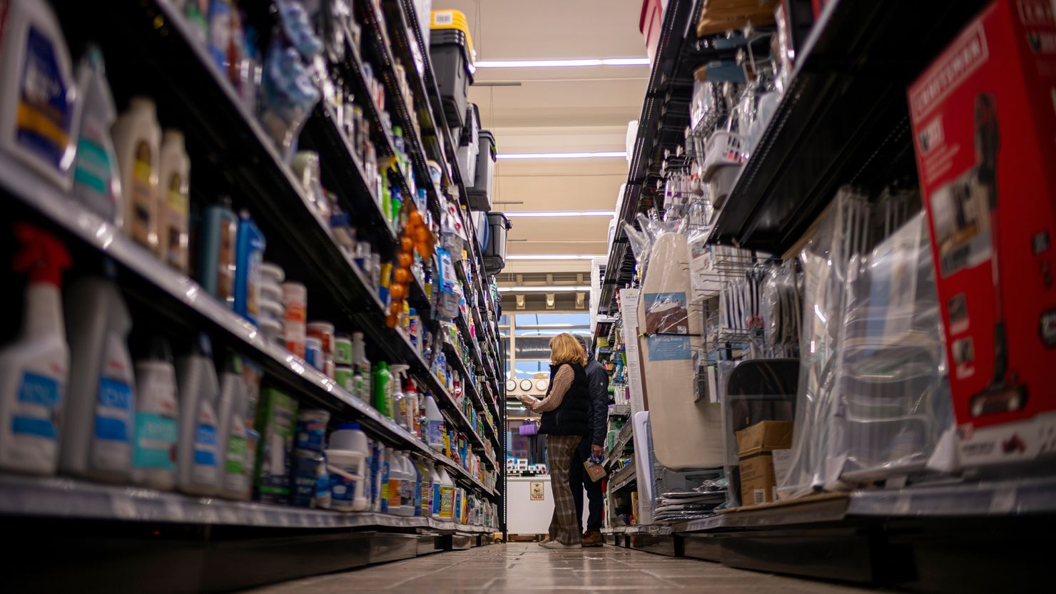 Shoppers in a store in San Francisco, California, on Monday, January 6, 2025.