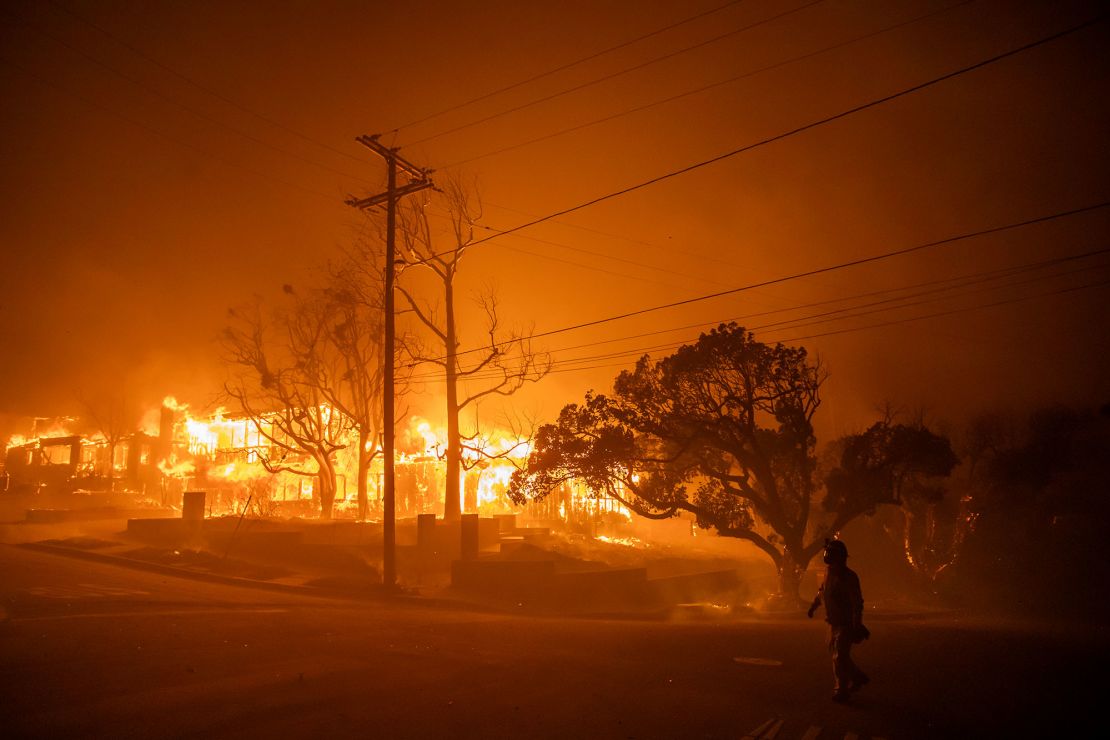 L'incendie des Palisades a brûlé plus de 2 900 acres.