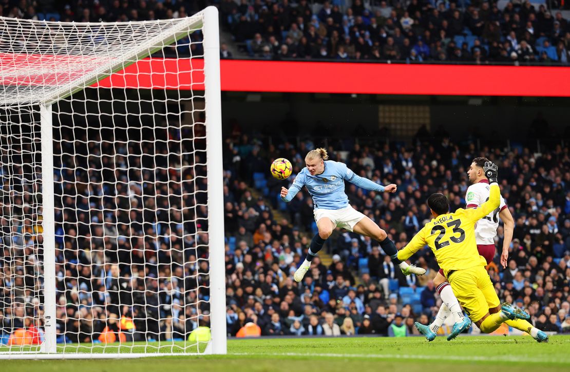 Haaland scored again for West Ham earlier this month.