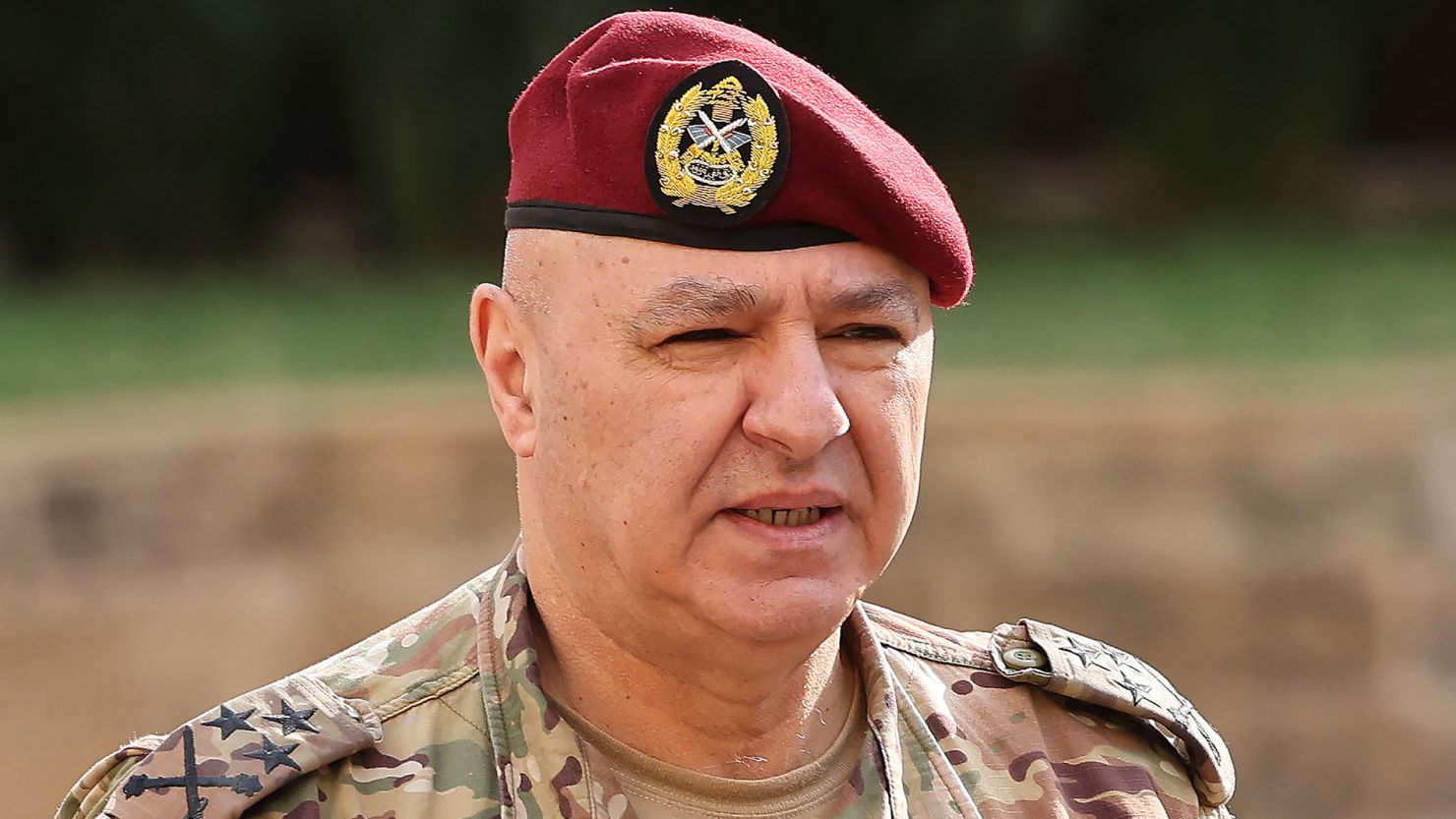 Lebanese army chief Joseph Aoun in December 2024.