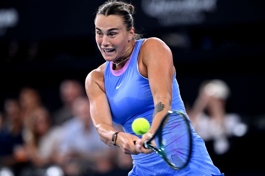 Aryna Sabalenka continues to win titles Down Under.