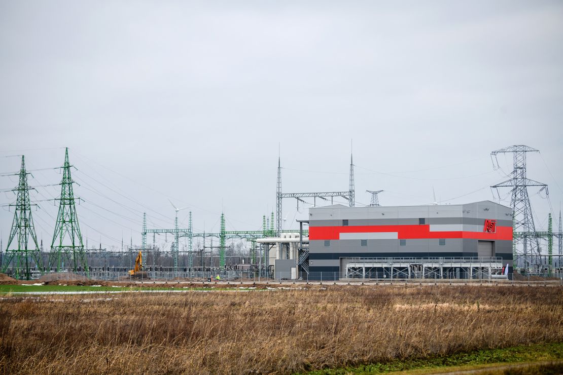 The frequency balance facility of Latvian transmission system operator AST (Augstspriegum Tikls) was depicted on January 9, 2025 in Grobina near the border with Lithuania.