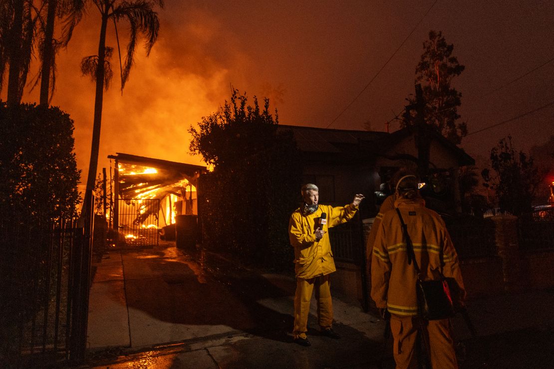 CNN's Anderson Cooper reports from the Eaton fire on January 8 in Altadena, CA.