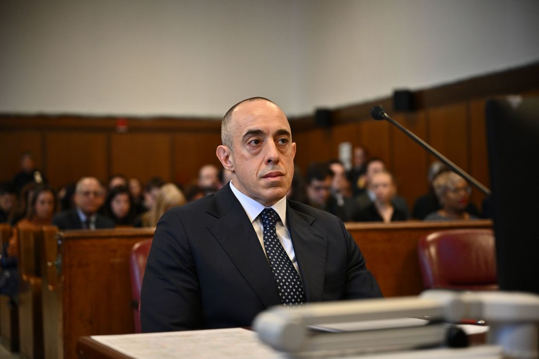 Emil Bove, during a sentencing hearing for Donald Trump's hush money conviction in New York, on January 10. A former member of Trump’s personal legal team, Bove is now the acting deputy attorney general.