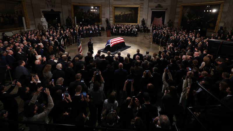 Former presidents and Biden honor Jimmy Carter at funeral