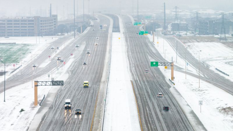 Significant winter storm shutters the South and cancels hundreds of flights | CNN