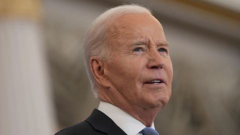 US President Joe Biden during a foreign policy address at the US State Department in Washington, DC, US, on Monday, Jan. 13, 2025.