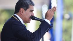 CARACAS, VENEZUELA - JANUARY 10: President of Venezuela Nicolas Maduro speaks during the swear-in ceremony on January 10, 2025 in Caracas, Venezuela. Nicolas Maduro takes oath as president of Venezuela for a third consecutive term amidst tension in the country and a day after the opposition leader Maria Corina Machado was intercepted by governmental forces after taking part in an anti-government rally. Maduro claims to have won the election while the opposition leader Edmundo Gonzalez affirms he has won and, consequently, he is the legitimate president of Venezuela. (Photo by Jesus Vargas/Getty Images)