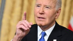 US President Joe Biden delivers his farewell address to the nation from the Oval Office of the White House in Washington, DC, on January 15, 2025. (Photo by Mandel NGAN / POOL / AFP) (Photo by MANDEL NGAN/POOL/AFP via Getty Images)