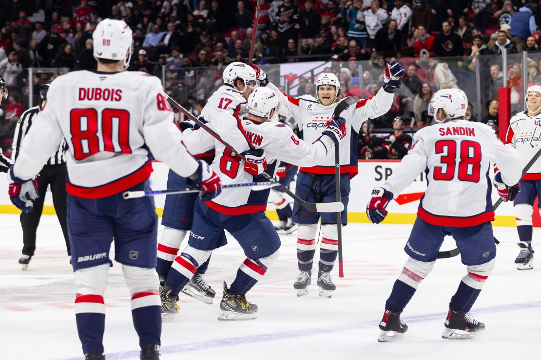Alex Ovechkin's game-winning goal came with 1:53 left in overtime.