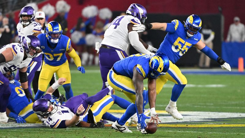 Rams roll to emotional victory over the Vikings to advance to divisional round showdown in Philly