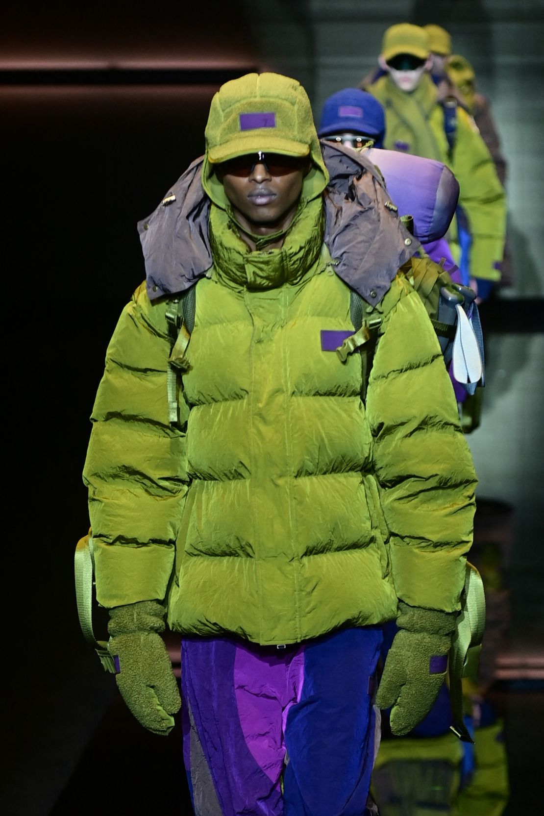 Designers explored innovations in high-performance outerwear materials.